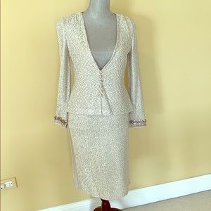 ST. JOHN JACKET & SKIRT